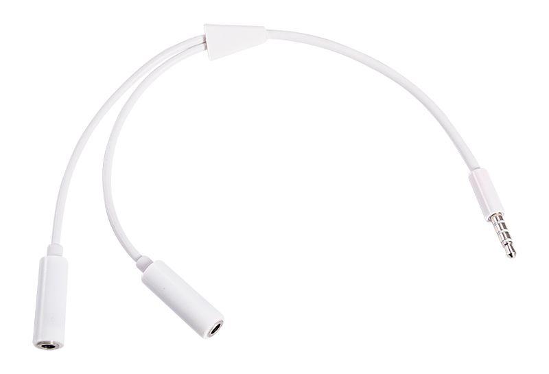 разветвитель аудио штекер 3.5мм на 2 по 3.5мм бел. rexant 18-1100 от BTSprom.by