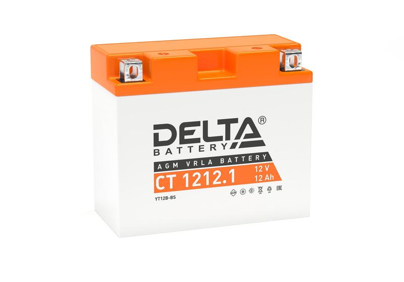 аккумулятор стартерный 12в 12а.ч delta ct 1212.1 от BTSprom.by