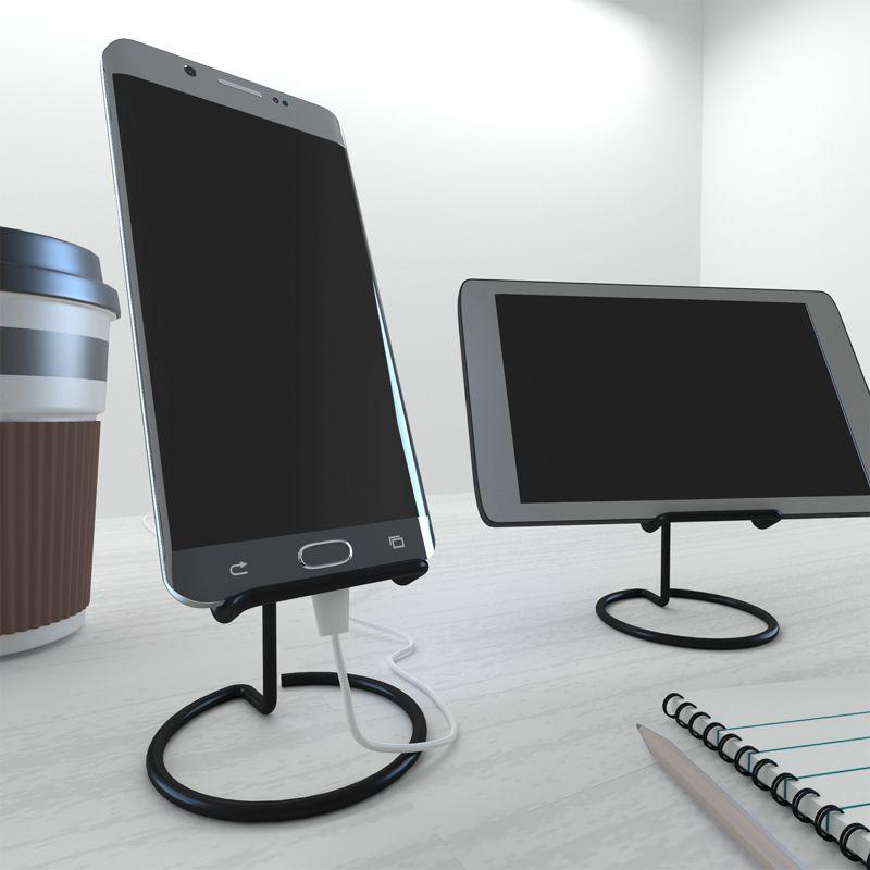  Держатель для смартфонов и планшетов настольный черн. Rexant 38-0717 фото в каталоге от BTSprom.by