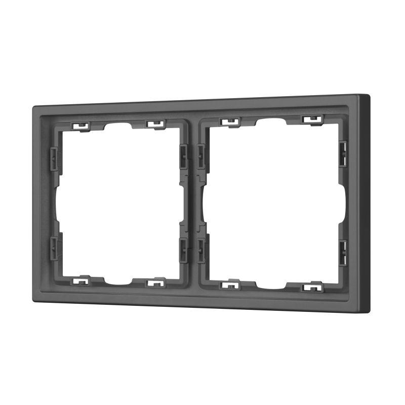 рамка 2-м frm-nobe-sfpl-2-gr пластик. сер. arlight 054218 от BTSprom.by