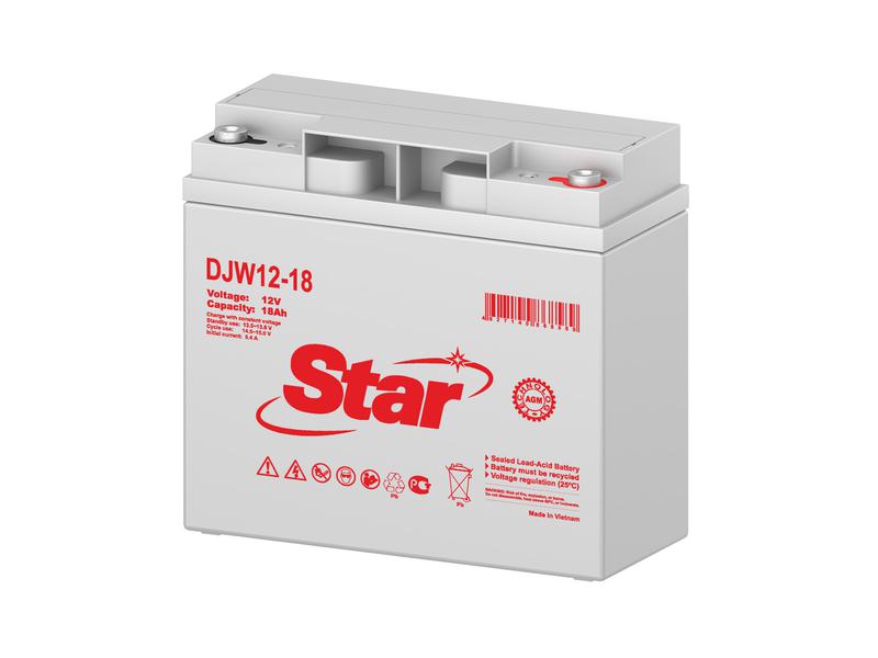 аккумулятор 12в 18а.ч star djw12-18 от BTSprom.by