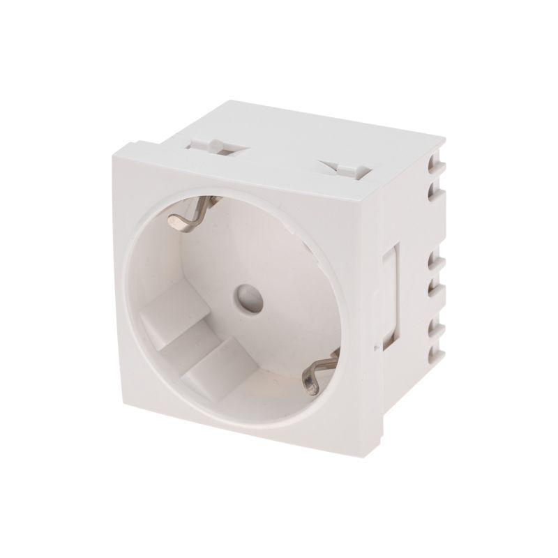 розетка 16а 45х45 cee 7/4 2к+3 бел. rexant 11-8977 от BTSprom.by