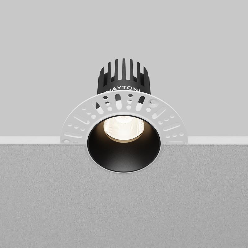  Светильник Dip 10Вт 4000К 50град. встраив. Maytoni DL119-10W-4K-TRS-B фото в каталоге от BTSprom.by