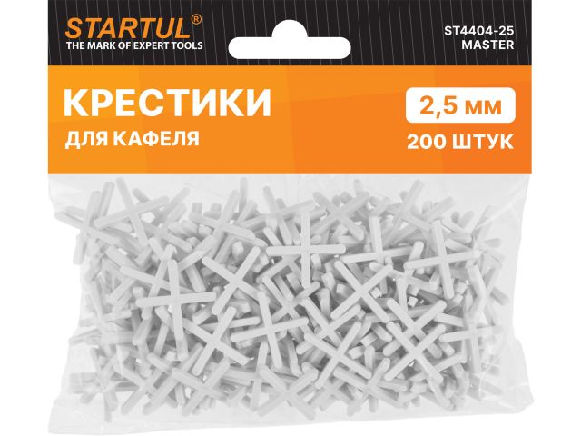 крестики д/кафеля 2,5мм 200шт startul master (st4404-25) (свп) st4404-25 от BTSprom.by
