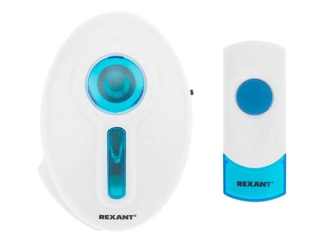 звонок дверной беспроводной 220 в кнопка ip44 rx-6 rexant 73-0060 от BTSprom.by