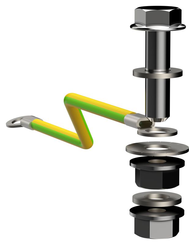 точка заземления внешняя titan iek ti-00d-gp от BTSprom.by