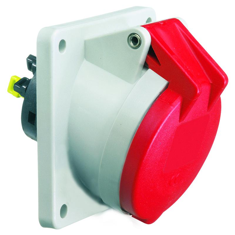 розетка встраиваемая 16а 5п 3p+n+pe 6ч 400в ip54 85х85 quick-connect bals 12982 от BTSprom.by