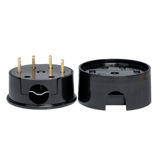  Разъем 1-м ОП РШ-ВШ 32А IP20 3P+PE 380В карболит. черн. PROxima EKF AS-380-O-04 фото в каталоге от BTSprom.by