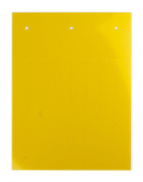 табличка полужесткая установка в держатель для маркировки мод. оборудования пвх-0.5 желт. (уп.60шт) dkc tas7015y от BTSprom.by
