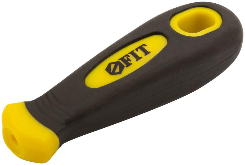  Ручка запасная для напильников прорезиненная 110мм круглое отверстие 5.0мм FIT 42775 фото в каталоге от BTSprom.by