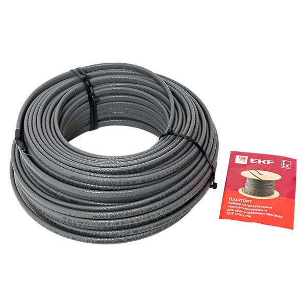  Кабель нагревательный саморег. ESR-10F 10Вт/м фторопласт (уп.50м) EKF ESR-10F-50 фото в каталоге от BTSprom.by