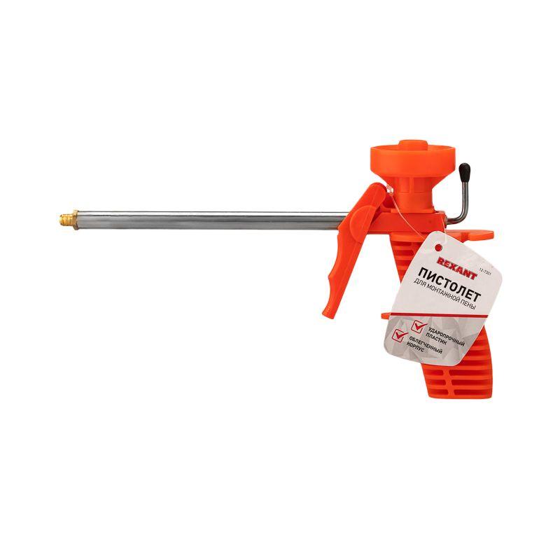 Пистолет для монтажной пены пластмассовый корпус Rexant 12-7301 фото в каталоге от BTSprom.by