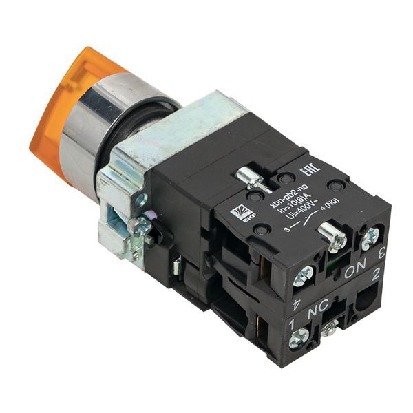  Переключатель BD33 3P с желт. подсветкой 230В NO PROxima EKF xb2-bk33-y-230 фото в каталоге от BTSprom.by