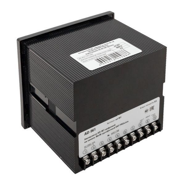  Амперметр цифровой AD-961 1ф на панель 96х96 EKF ad-961 фото в каталоге от BTSprom.by