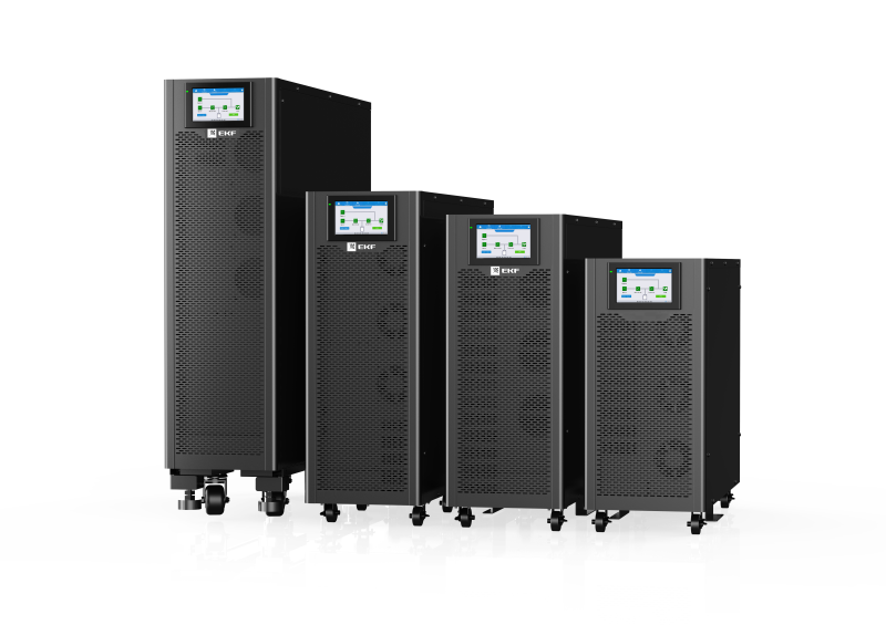 источник бесперебойного питания двойн. преобразования e-power sw900pro - g5 15000в.а 3ф напольный 3/3 400в с акб 60х12в 9а.ч ekf sw915pro-t-b9-g5 от BTSprom.by