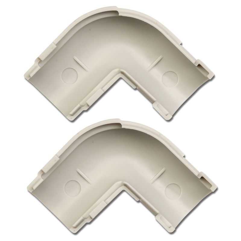  Поворот на 90град. для жестких труб d25 разъемн. IP40 (розн. уп.2шт) DKC 50525R фото в каталоге от BTSprom.by