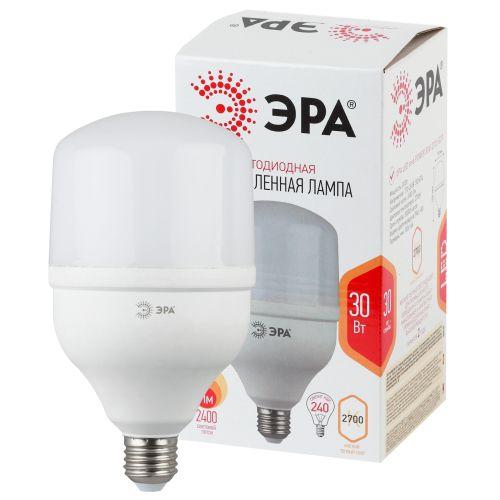 лампа светодиодная высокомощная std led power t100-30w-2700-e27 30вт t100 колокол 2700к тепл. бел. e27 2400лм эра б0027002 от BTSprom.by