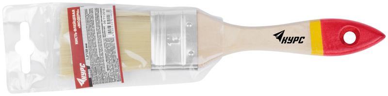  Кисть флейцевая "Модерн" 1.5дюйм (38мм) искусственная щетина деревянная ручка КУРС 00864 фото в каталоге от BTSprom.by