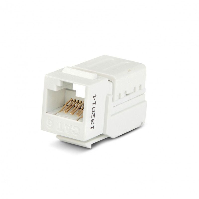 вставка keystone jack rj45 (8p8c) кат.6 kjne-8p8c-c6-90-wh 110 idc заделка с помощью ne-tool бел. hyperline 46044 от BTSprom.by