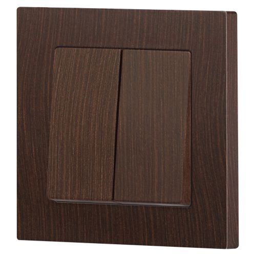  Выключатель 2-кл. СП Accent 6-104-10 10А IP20 250В AL/CU венге Intro Б0063501 фото в каталоге от BTSprom.by