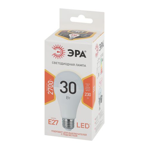Лампа светодиодная LED A65-30W-827-E27 A65 30Вт груша E27 тепл. бел. ЭРА Б0048015 фото в каталоге от BTSprom.by