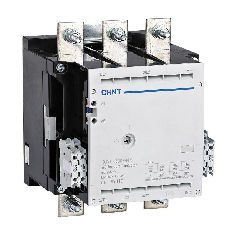 контактор вакуумный cjx1-630/44k 630а 380в ac/dc 4но+4нз ac-3 chint 275698 от BTSprom.by