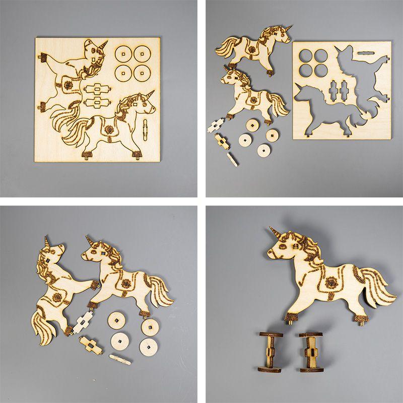  Доска для выжигания "Единорог на колесиках" 3D модель пакет Rexant 12-0935 фото в каталоге от BTSprom.by