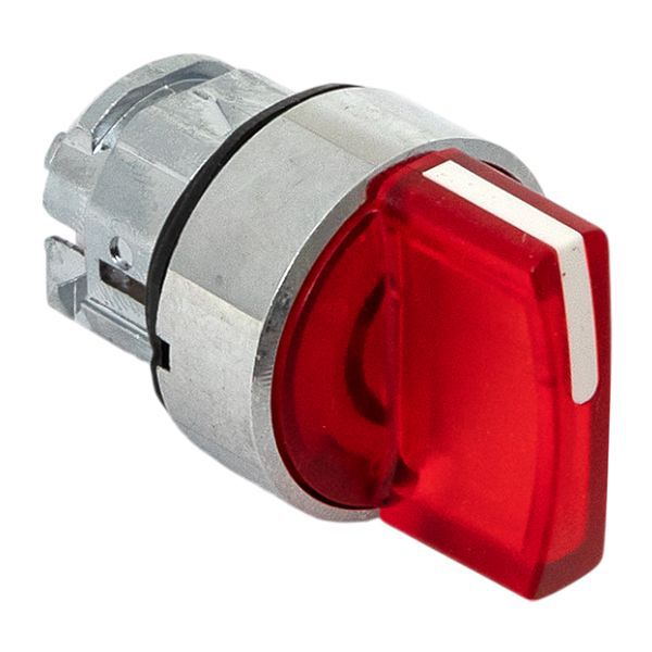  Механизм переключателя исполнительный XB4 IP65 на 3 положения возвратный без фиксации с подсветкой с короткой ручкой красн. EKF XB4BD3L-R-65 фото в каталоге от BTSprom.by