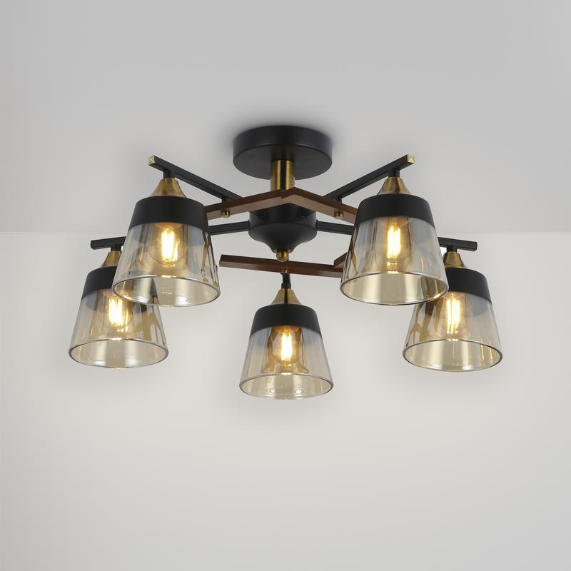  Люстра Buds 60Вт E27х5 IP20 Freya FR5153PL-05B фото в каталоге от BTSprom.by