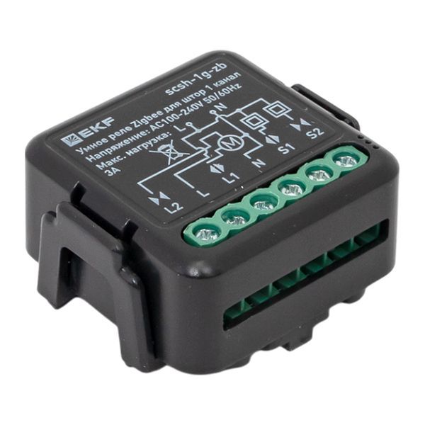  Реле умное для штор в подрозетник 1-канальное Zigbee Connect Select EKF scsh-1g-zb фото в каталоге от BTSprom.by