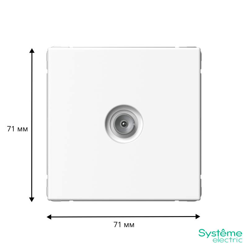  Антенна TV ArtGallery коннектор механизм бел. SE GAL000193 фото в каталоге от BTSprom.by