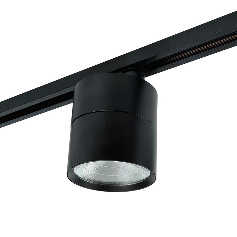 светильник светодиодный трековый на шинопровод 25вт 2250лм 90град. черн. 4000к al107 со встроенным драйвером feron 32478 от BTSprom.by