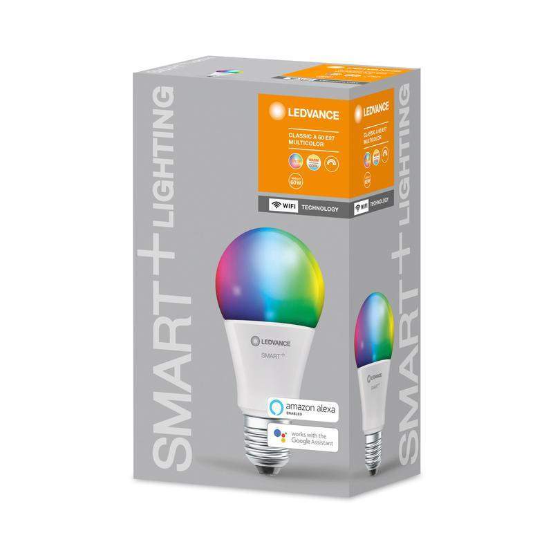 лампа светодиодная smart+ wifi classic multicolour 60 9вт/2700-6500к e27 ledvance 4058075485396 от BTSprom.by