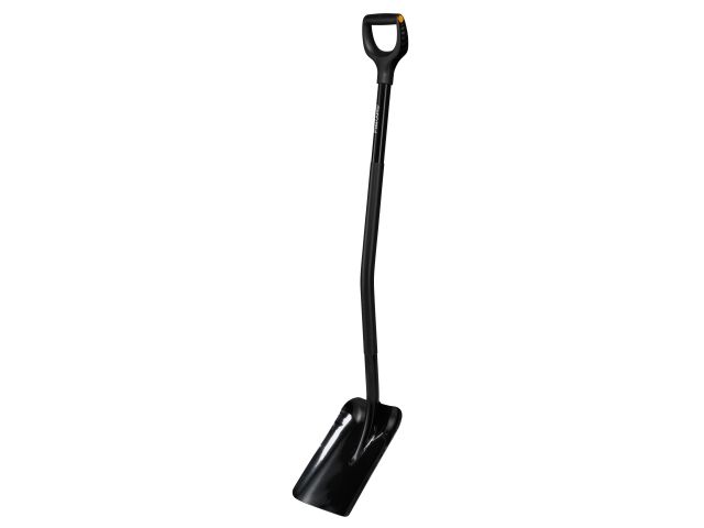 лопата совковая ergonomic pro fiskars (черная) 1066711 от BTSprom.by