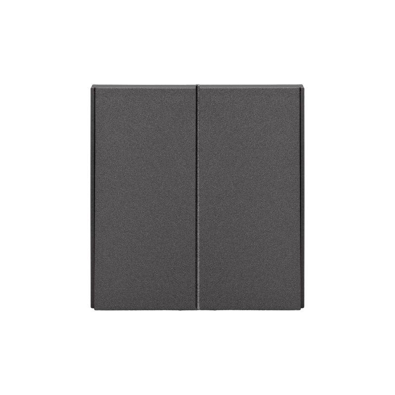 переключатель проходной 2-кл. сп strong 10а графит kranz kr-78-0709-6 от BTSprom.by