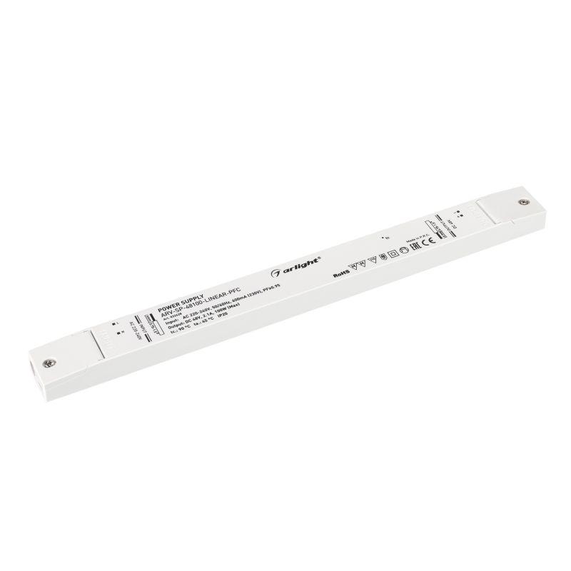 блок питания arv-sp-48100-linear-pfc 48в 2.1а 100вт ip20 пластик 5 лет arlight 032628 от BTSprom.by