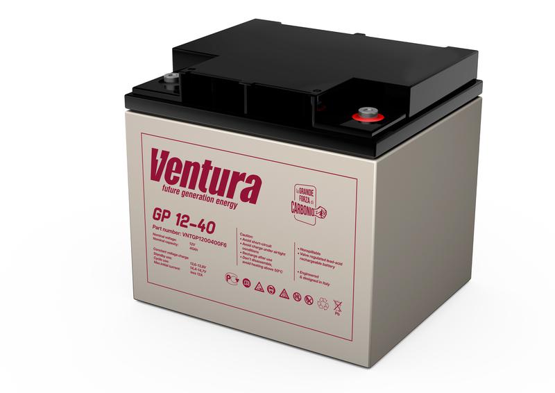 аккумулятор 12в 40а.ч gp 12-40 ventura от BTSprom.by