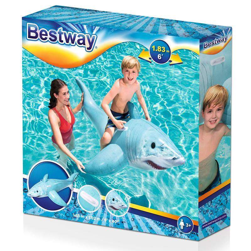 игрушка для катания верхом "акула" 183х102см (41405) bestway 6942138966893 от BTSprom.by