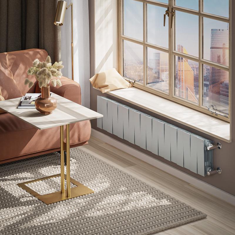  Радиатор PianoForte 200 18 секц. биметал. Silver Satin Royal Thermo НС-1346027 фото в каталоге от BTSprom.by