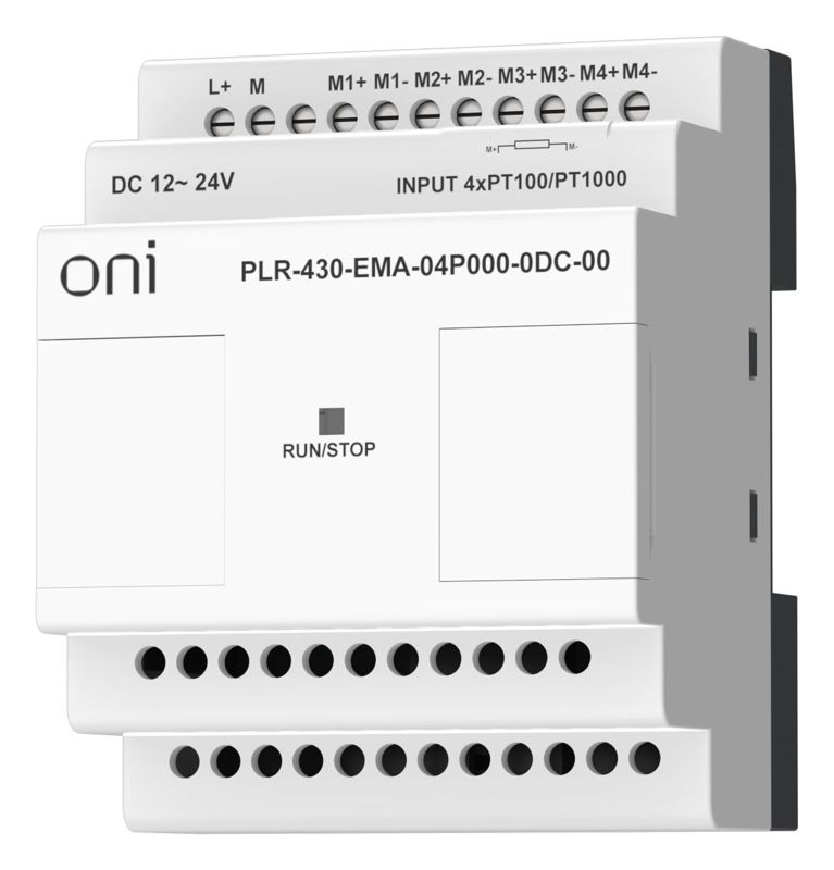  Модуль расширения входов выходов ПЛК 430 4 входа Pt100/Pt1000 24В DC ONI PLR-430-EMA-04P000-0DC-00 фото в каталоге от BTSprom.by