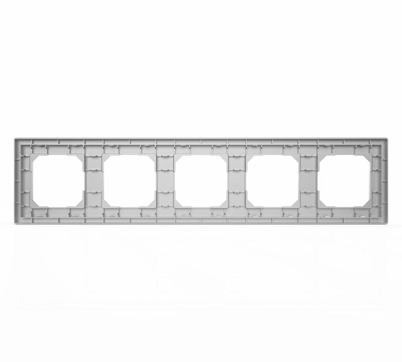  Рамка 5-м Pixel алюм. TOKOV ELECTRIC TKE-PX-RM5-C03 фото в каталоге от BTSprom.by