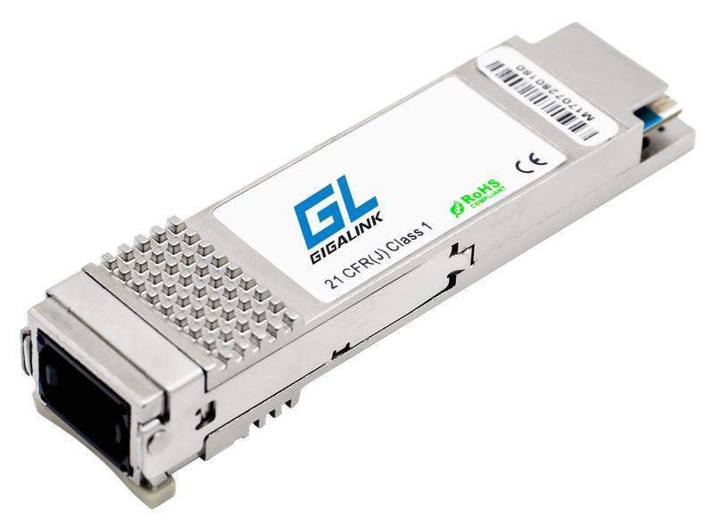 модуль qsfp sr4 56гбит/с mpo12 коннектор мультимод до 100мom3 150мom4 gigalink gl-ot-sq56mpo12-sr4 от BTSprom.by
