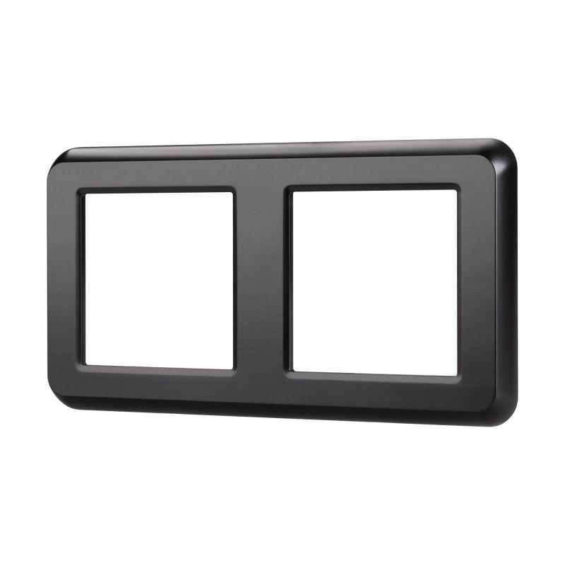 рамка пластиковая frm-versa-pl-2-bk arlight 043778 от BTSprom.by