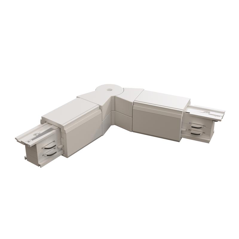  Коннектор поворотный шарнирный Trinity бел. Voltega TRA-VGL005CS-31W фото в каталоге от BTSprom.by