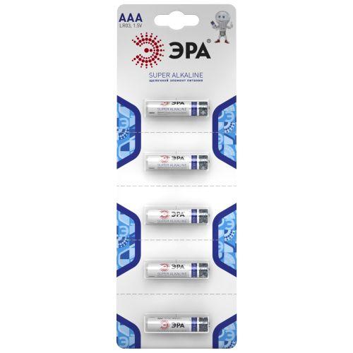 элемент питания алкалиновый aaa/lr03 lr03-5bl strip (блист.5шт) эра б0014474 от BTSprom.by