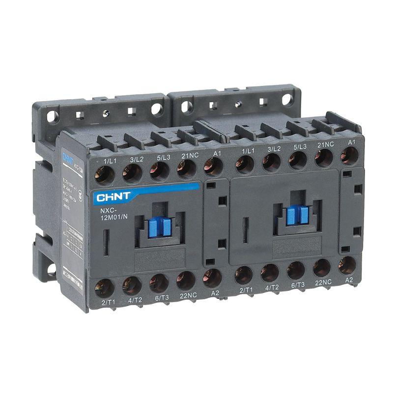 контактор nxc-06m01/n реверс. 06а 380ас 1нз 50/60гц chint 836631 от BTSprom.by