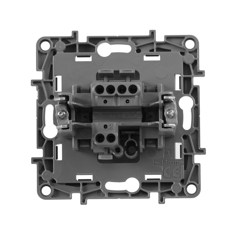  Механизм кнопки 1-кл. СП Etika Plus 6А с НО/НЗ контактом безвинт. зажимы алюм. IEK 672414 фото в каталоге от BTSprom.by