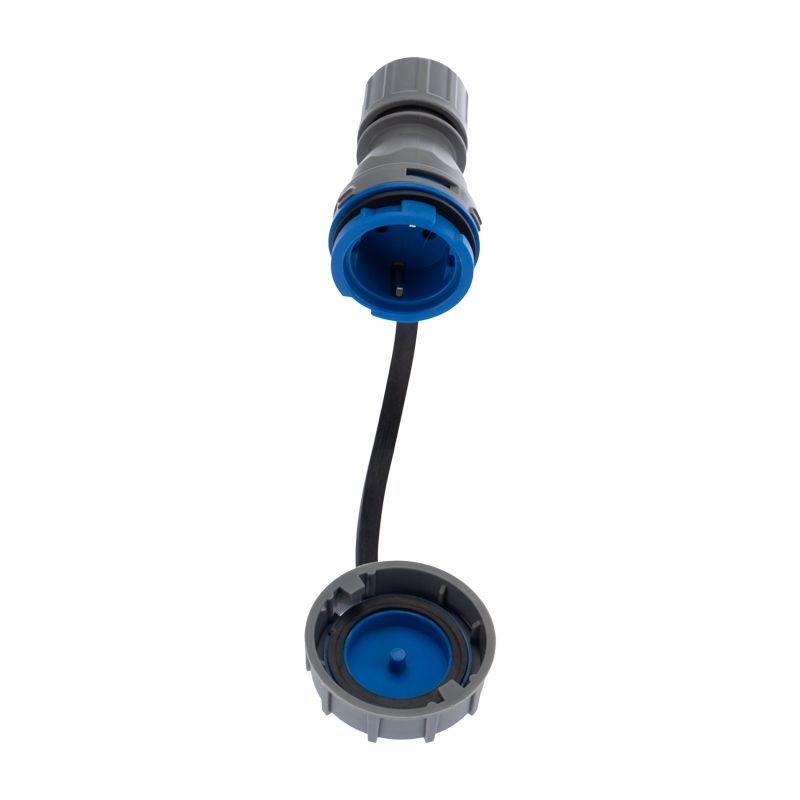  Розетка кабельная переносная влагозащищенная 16А 2Р+РЕ IP68 Rexant 111-121 фото в каталоге от BTSprom.by