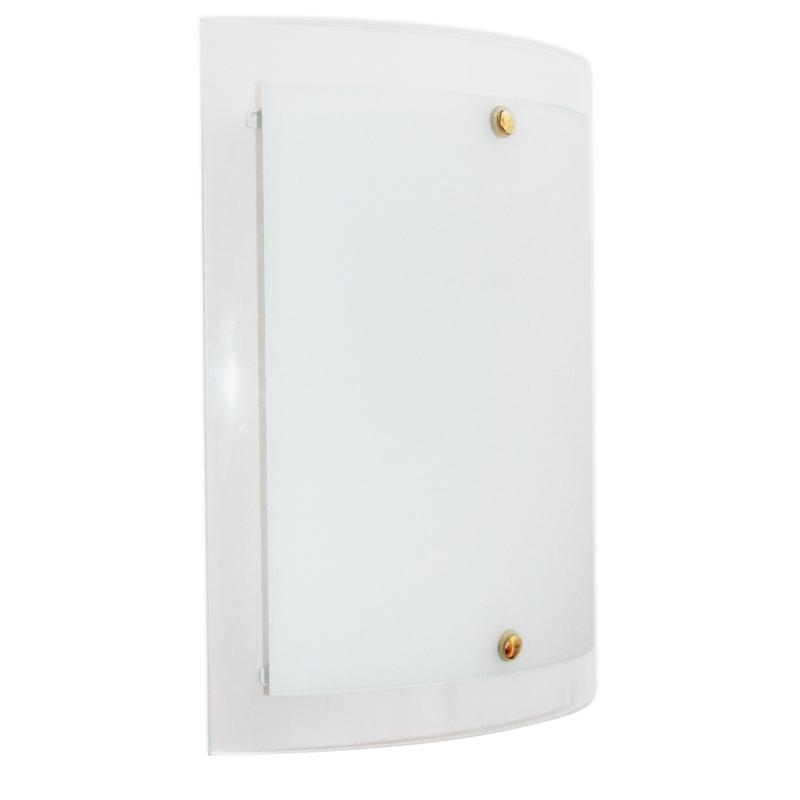 светильник нбб 07-60-001 м75 "консул" 300х250 60вт e27 ip20 матов. бел./держ. винт зол. (инд. упак.) элетех 1005205420 от BTSprom.by