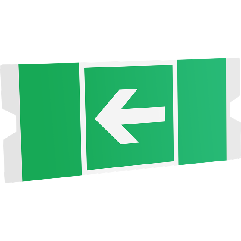 рассеиватель односторонний st-46 uran standard с пиктограммой пэу 003 указательная стрелка (202х96) ст 4502004370 от BTSprom.by